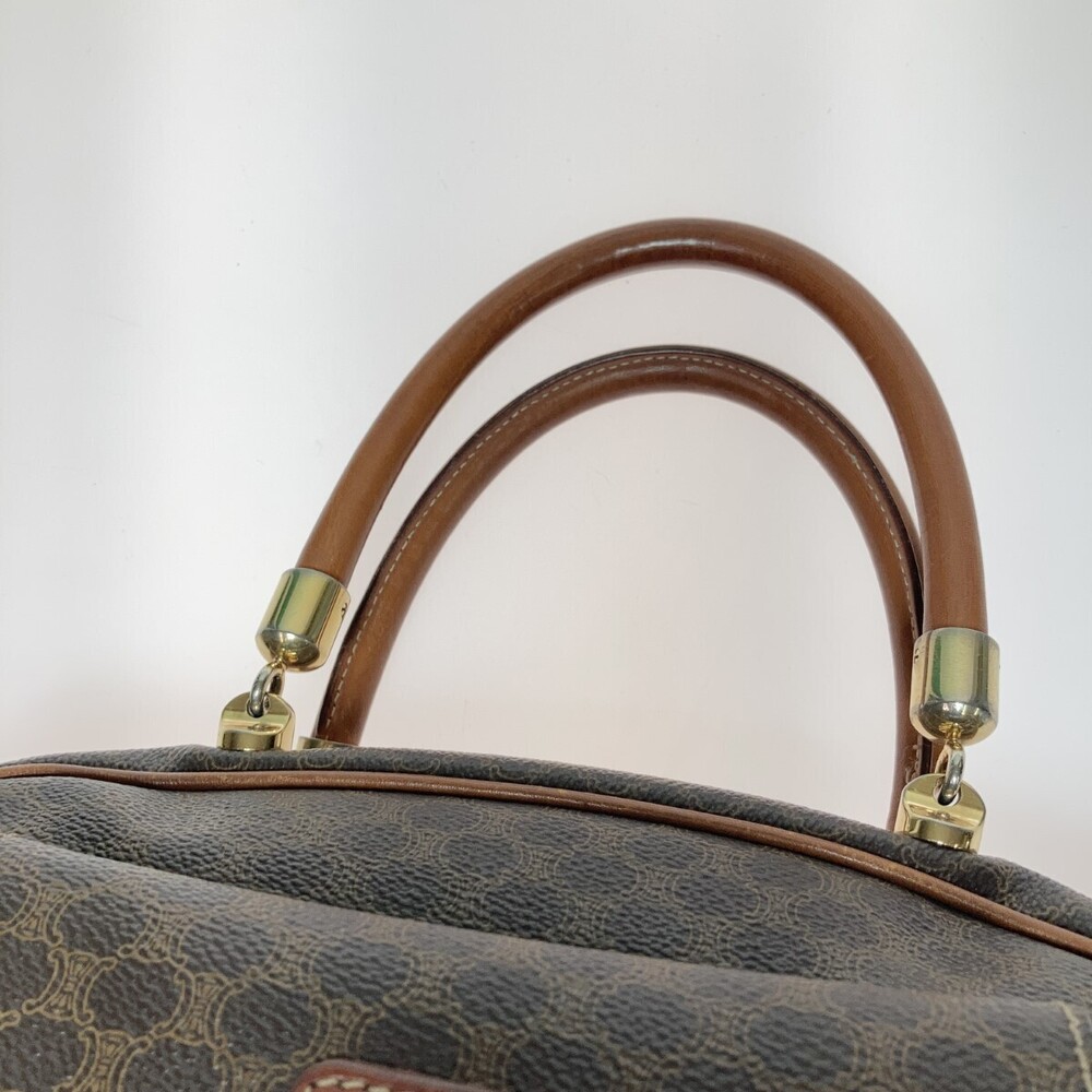 Celine Macadam Half Moon Handbag Brown markings - Picture 3 of 10